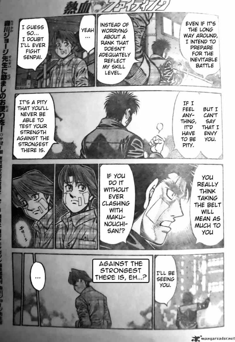 Hajime No Ippo - Chapter 802 : An Enviable Pity