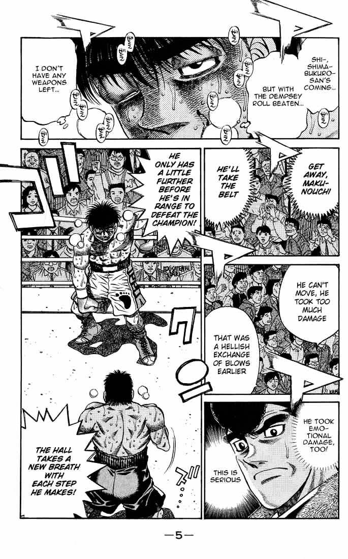 Hajime No Ippo - Chapter 434 : Lack Of Oxygen