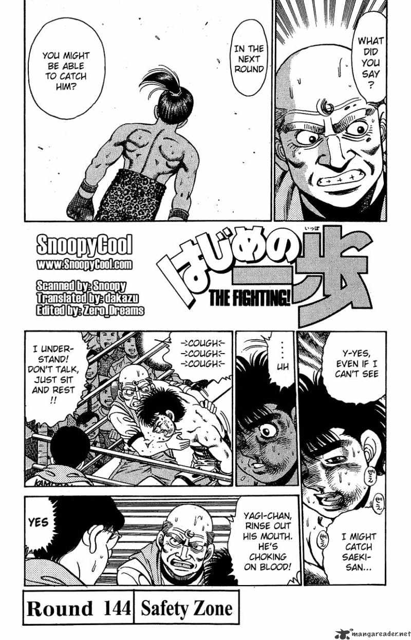 Hajime No Ippo - Chapter 144