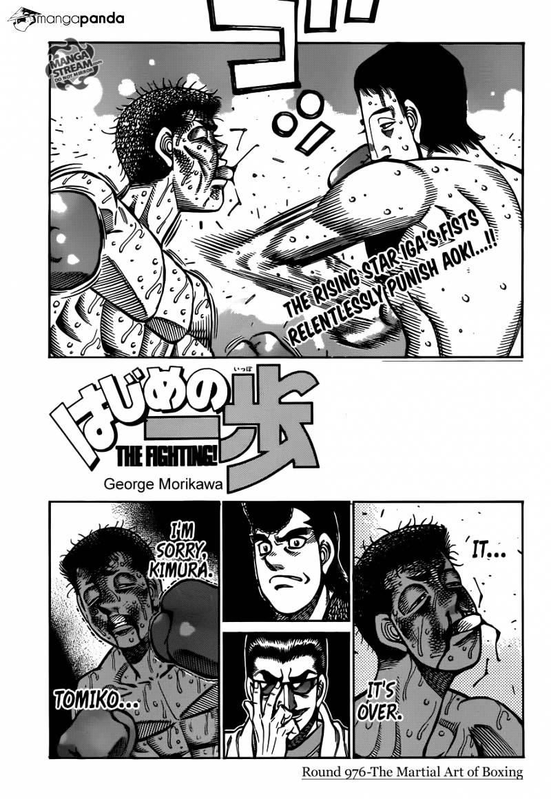 Hajime No Ippo - Chapter 976 : The Martial Art Of Boxing