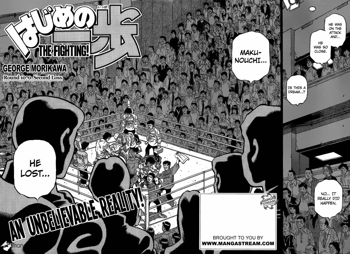 Hajime No Ippo - Chapter 1070 : Second Loss