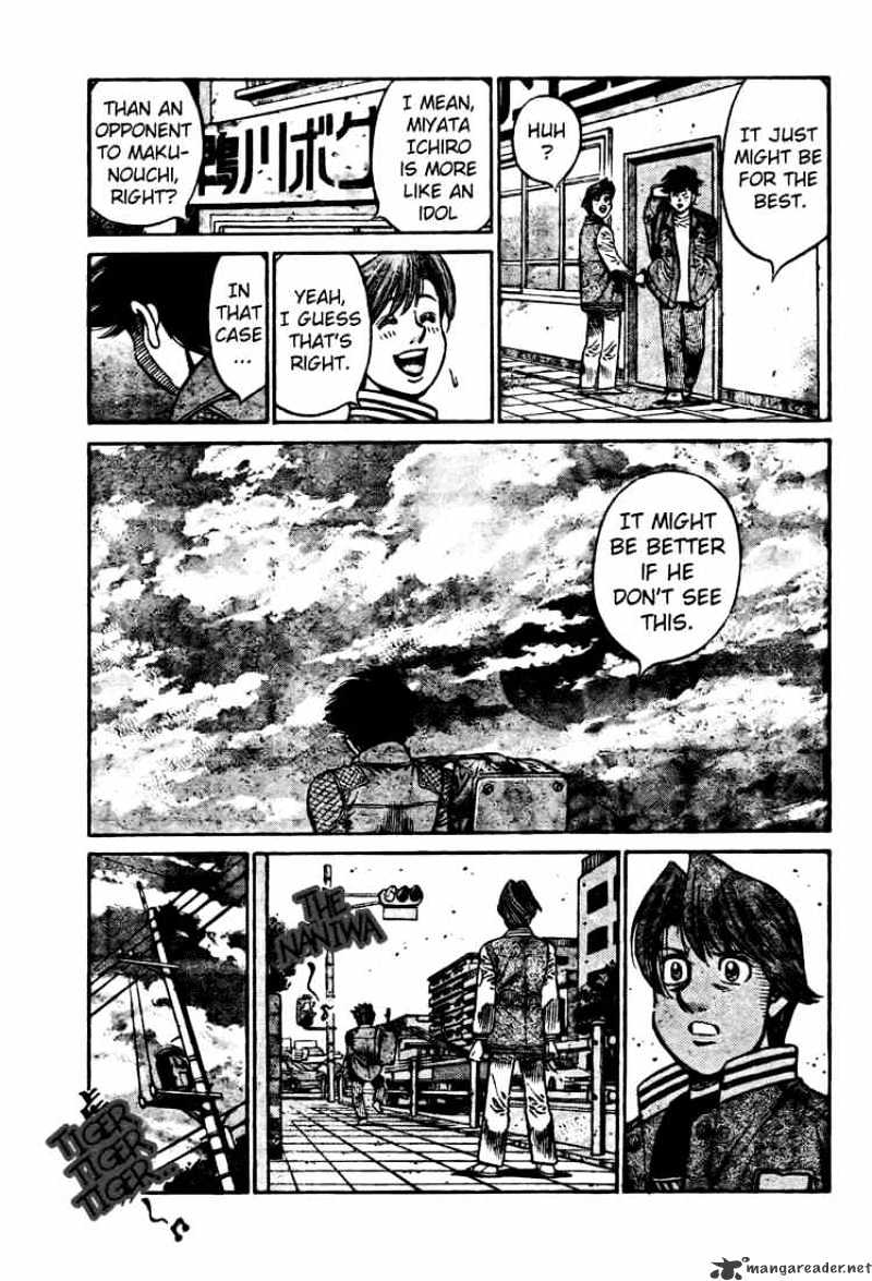 Hajime No Ippo - Chapter 808 : Better Off Not Seeing