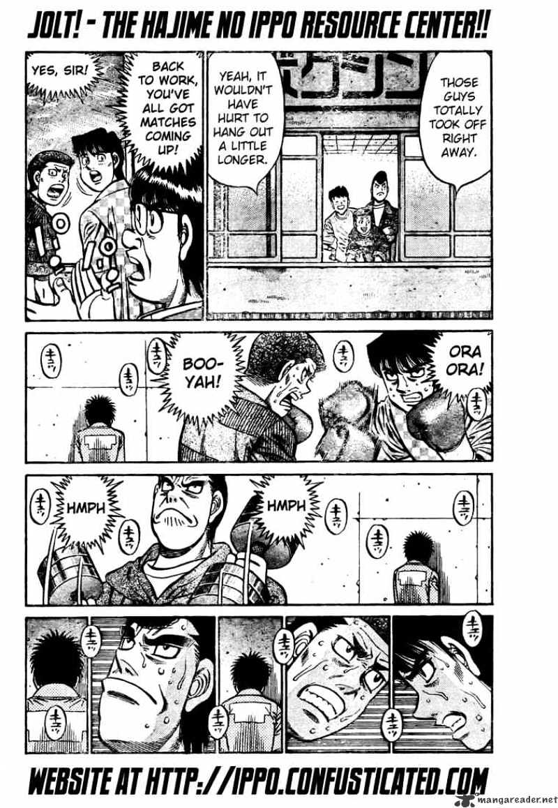 Hajime No Ippo - Chapter 808 : Better Off Not Seeing