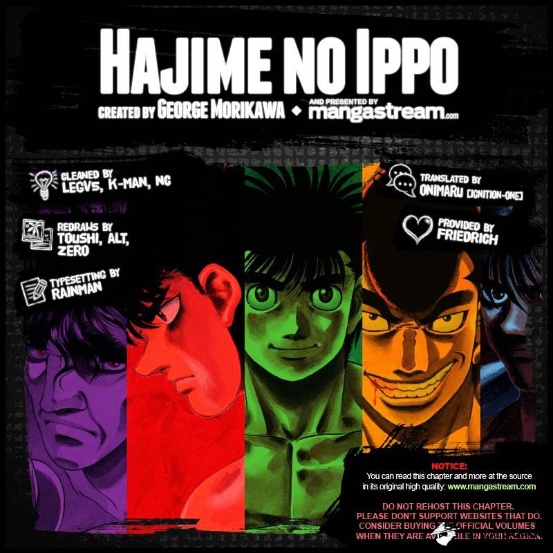 Hajime No Ippo - Chapter 1183