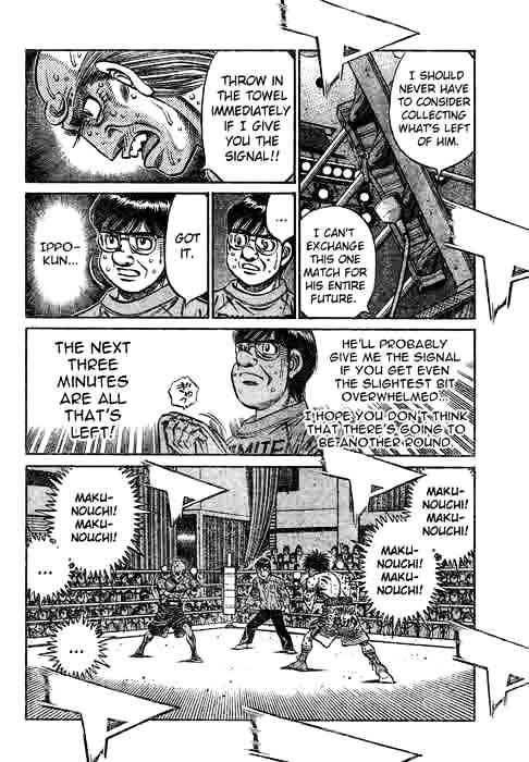 Hajime No Ippo - Chapter 785 : Preparing To Enter The Ring