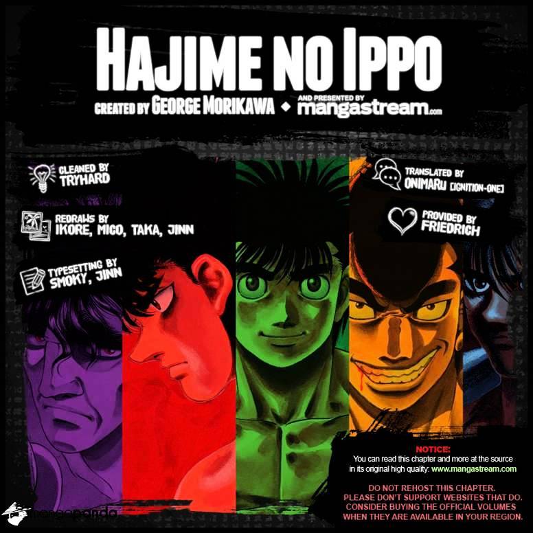 Hajime No Ippo - Chapter 1024 : I Know You