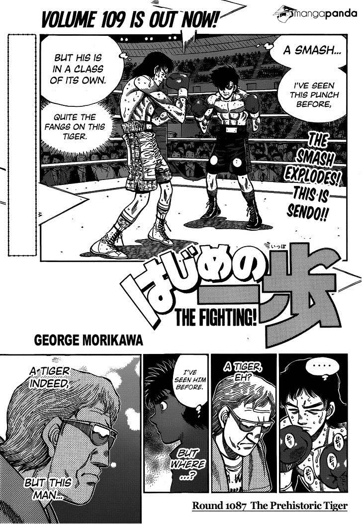 Hajime No Ippo - Chapter 1087 : The Prehistoric Tiger