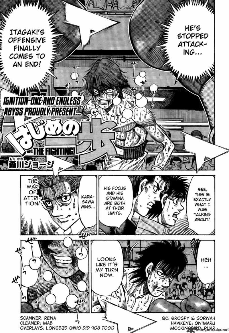 Hajime No Ippo - Chapter 910 : The Ecstacy Of Progress