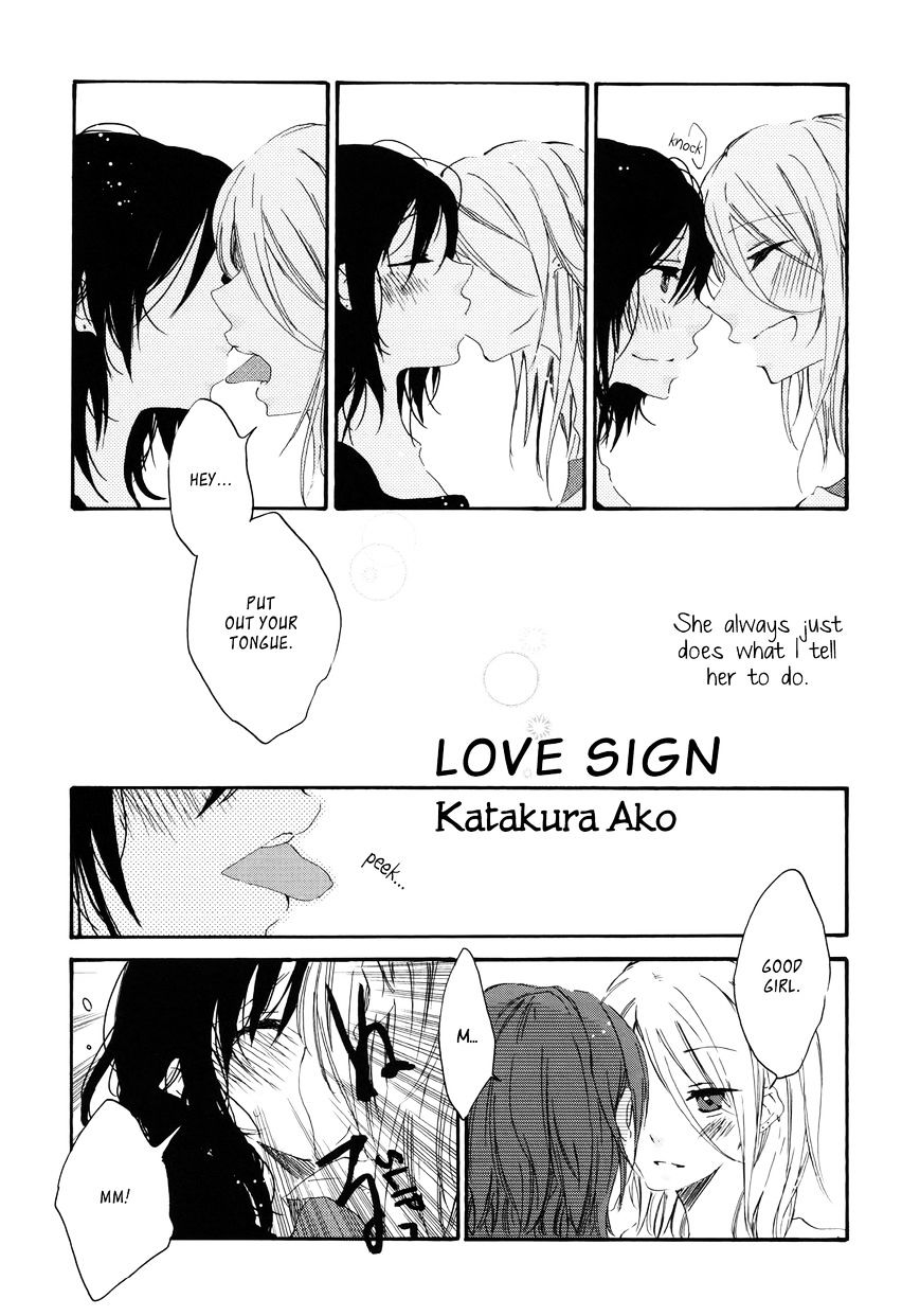 Love Sign (Katakura Ako) - Chapter 1 : Oneshot