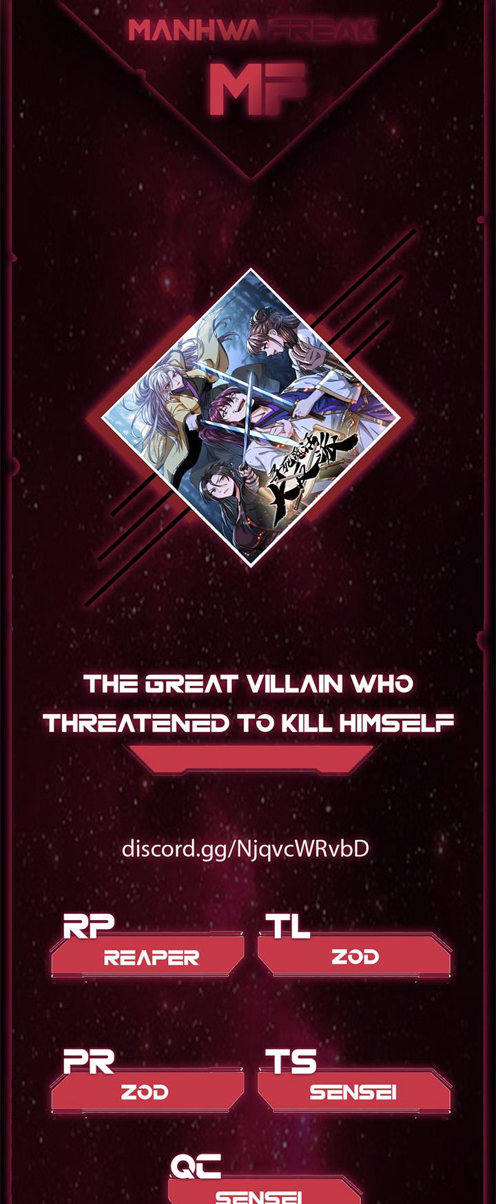 The Great Villain Who Threatened To Kill Himself - Chapter 2