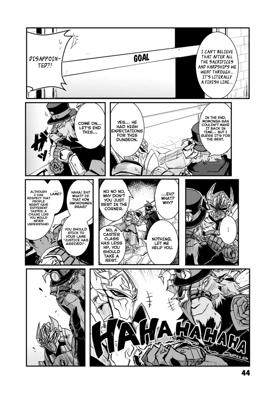 Overlord Official Comic A La Carte - Vol.4 Chapter 48: The Great Dungeon! A Friendship's Double Lariat!!!