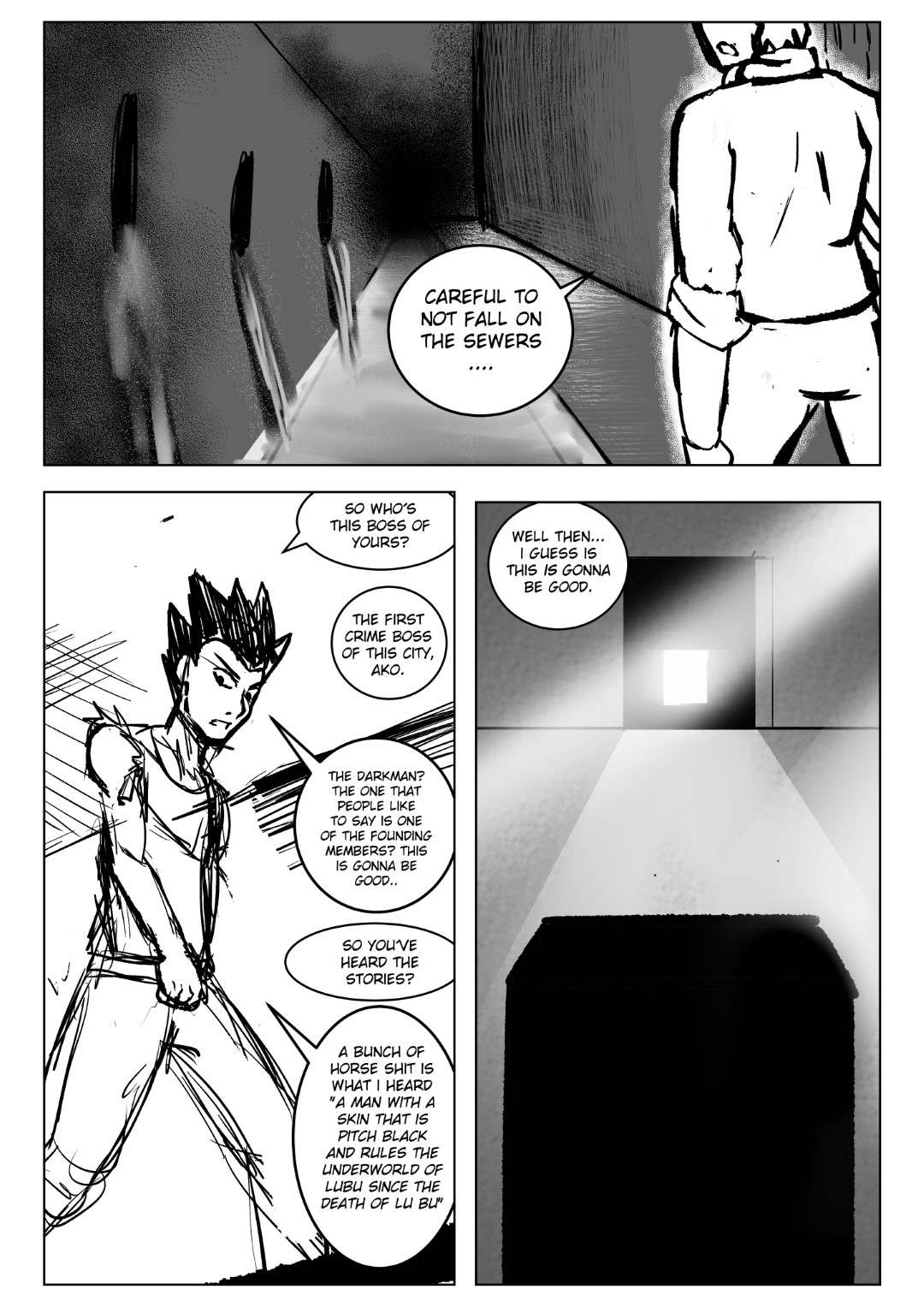 B.a.t/Broken Angel Theory - Vol.2 Chapter 8: Deshi Origins 2 (Sketch Version)