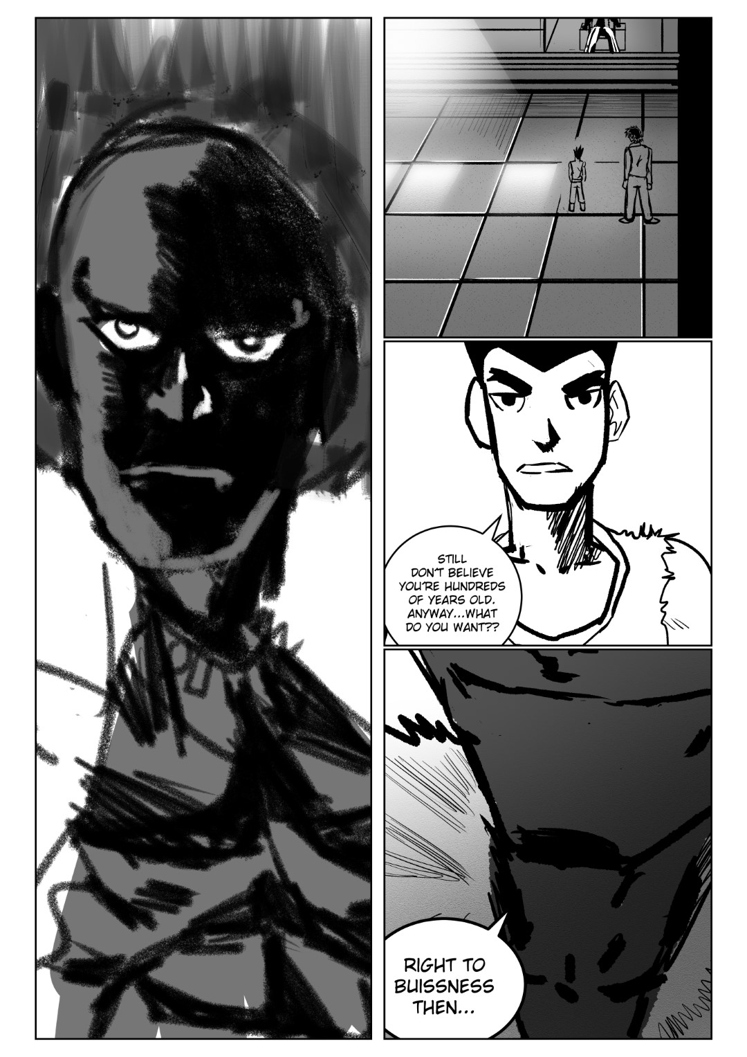 B.a.t/Broken Angel Theory - Vol.2 Chapter 8: Deshi Origins 2 (Sketch Version)