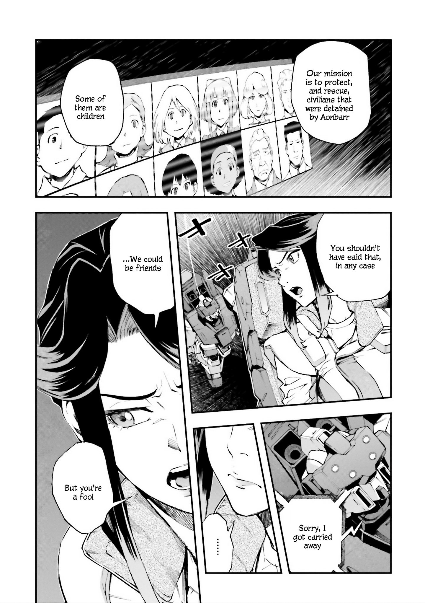 Mobile Suit Gundam U.c.0096 - Last Sun - Vol.5 Chapter 23: Retrieving G-First