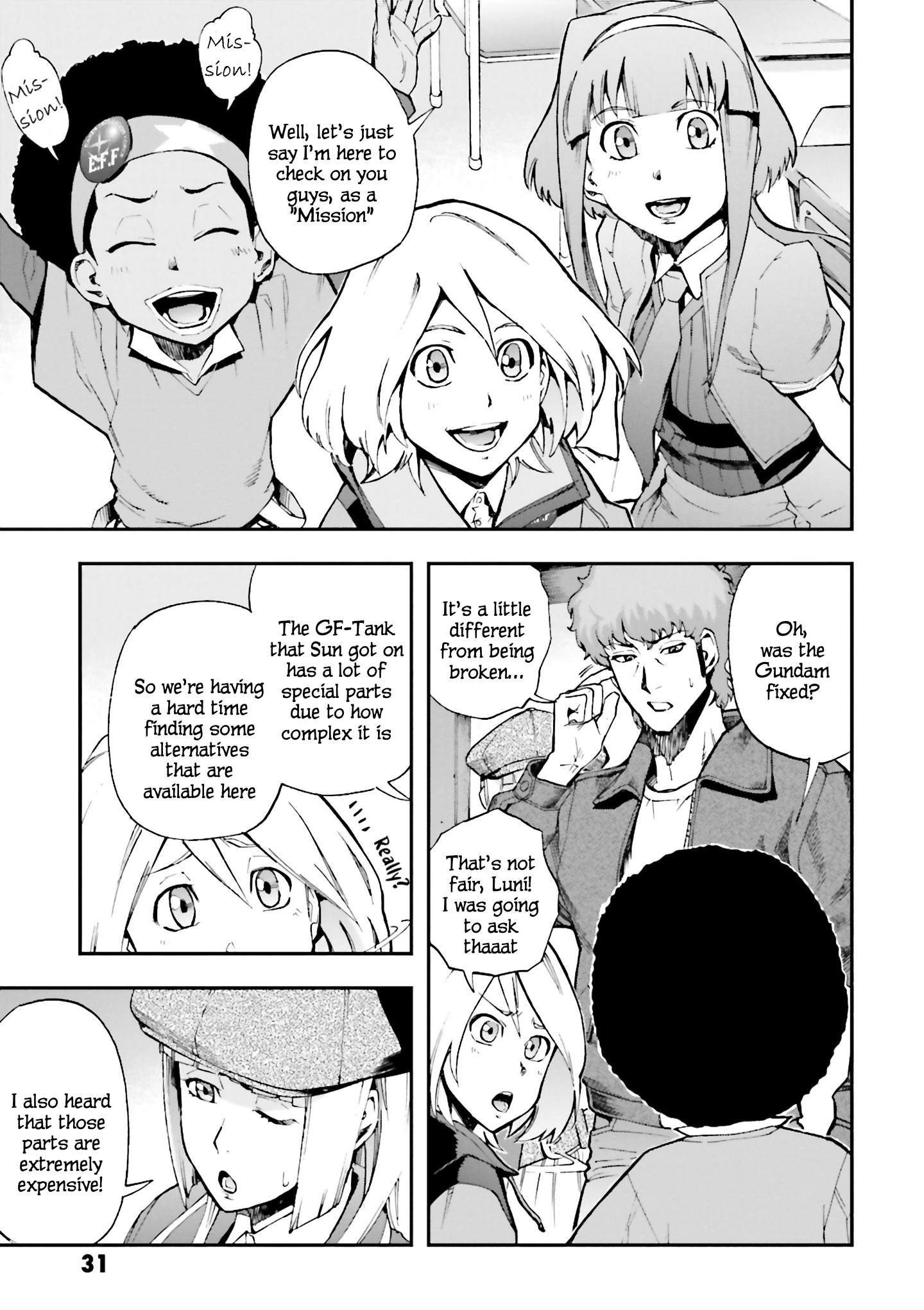 Mobile Suit Gundam U.c.0096 - Last Sun - Vol.5 Chapter 21: Reunion