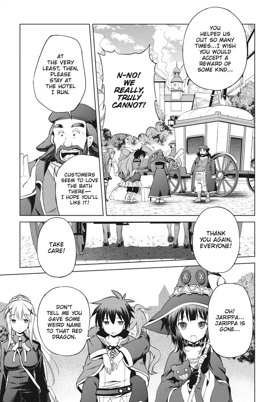 Kono Subarashii Sekai Ni Shukufuku O! - Chapter 35: May We Sightsee In This Pathetic Town! (1)