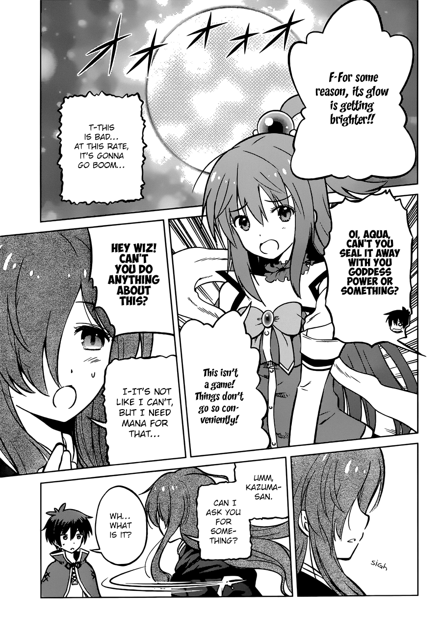 Kono Subarashii Sekai Ni Shukufuku O! - Vol.4 Chapter 21: A Final Flame For This Ridiculous Fortress?