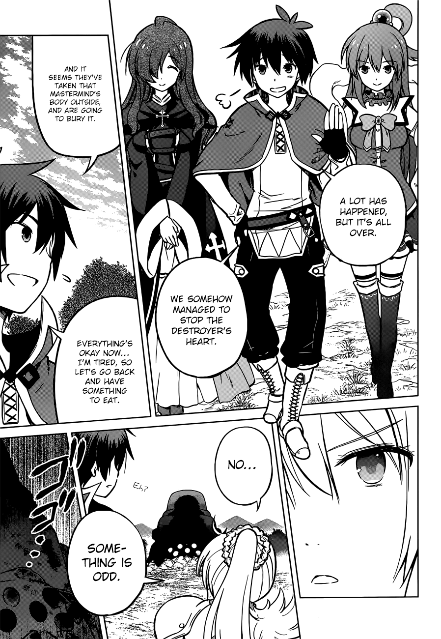 Kono Subarashii Sekai Ni Shukufuku O! - Vol.4 Chapter 21: A Final Flame For This Ridiculous Fortress?