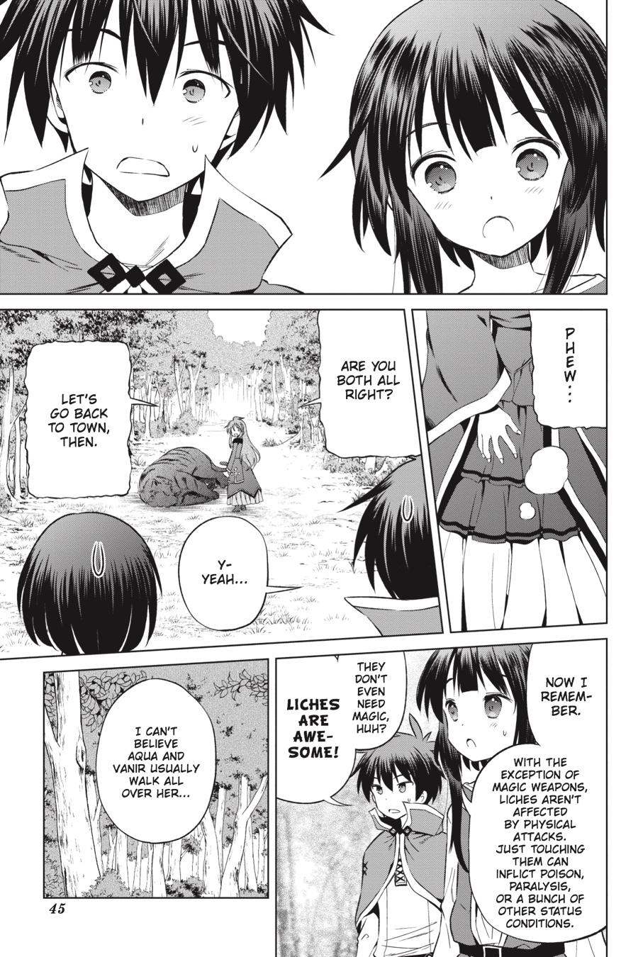 Kono Subarashii Sekai Ni Shukufuku O! - Chapter 38