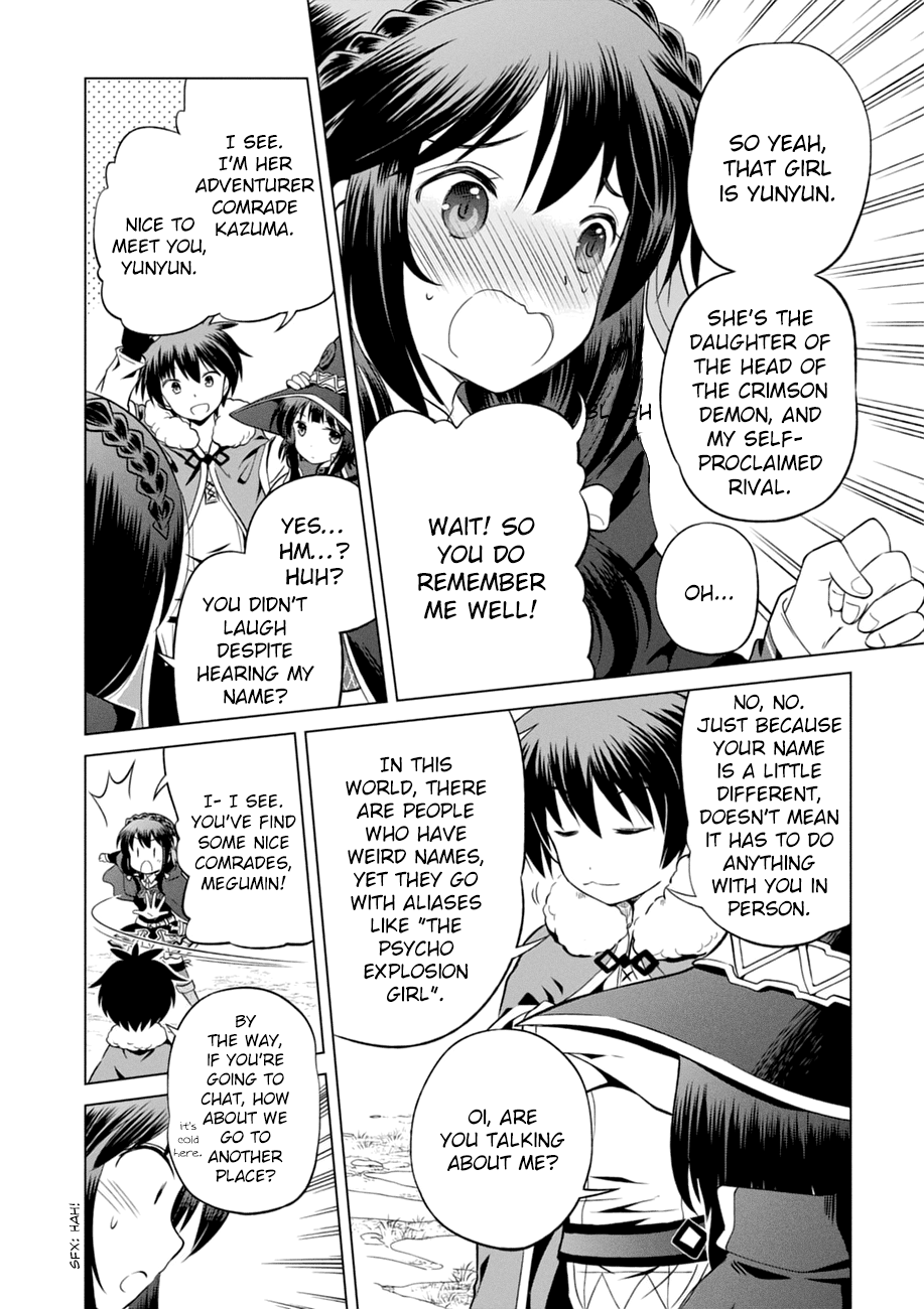 Kono Subarashii Sekai Ni Shukufuku O! - Vol.5 Chapter 25: Friends For This Crimson Demon Girl ①