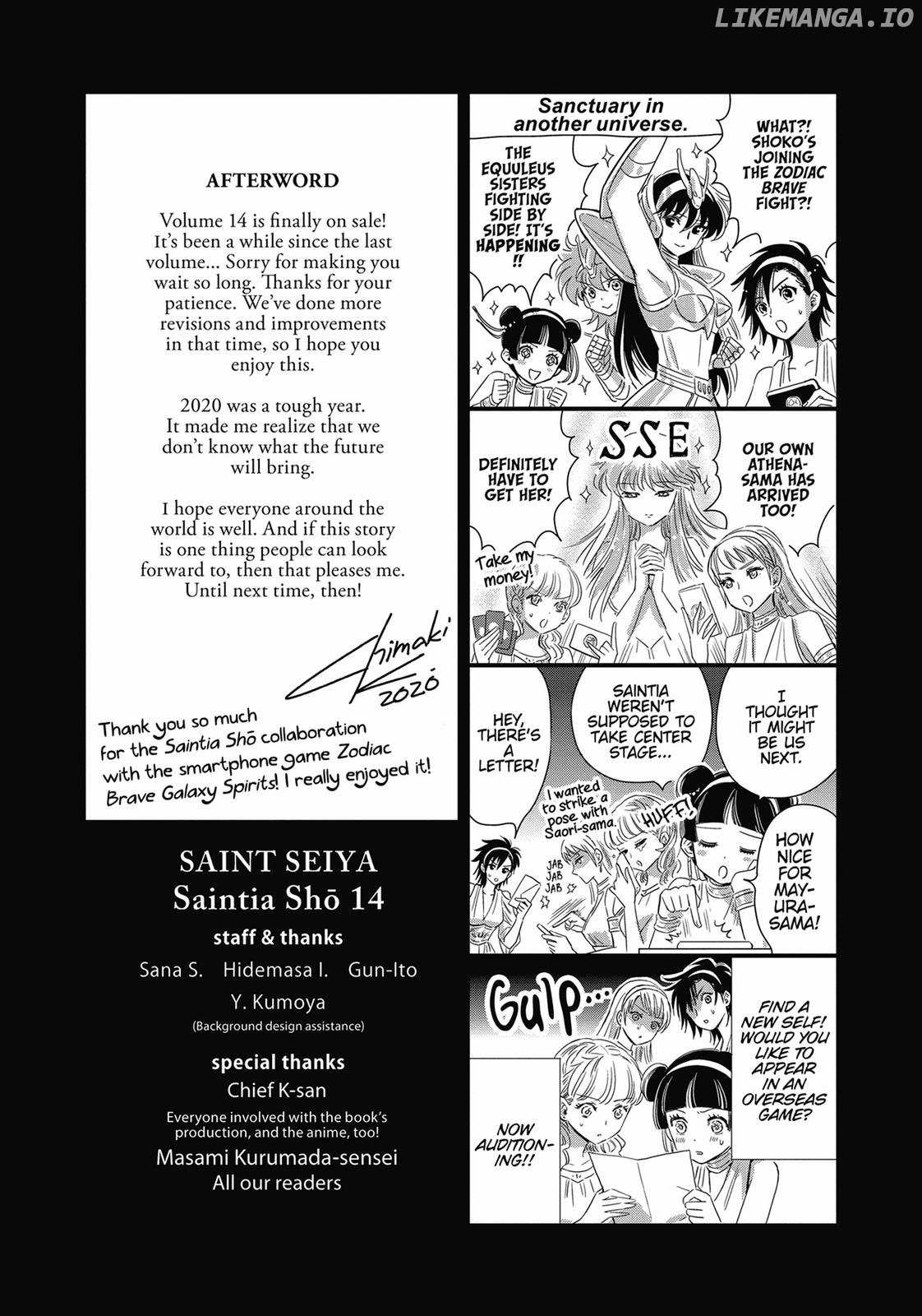 Saint Seiya - Saintia Shou - Chapter 72