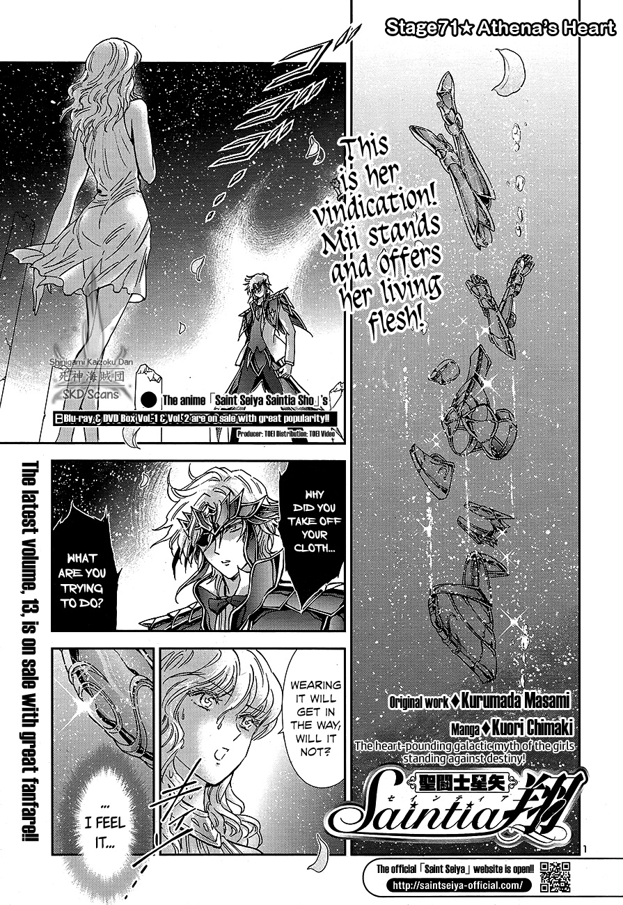 Saint Seiya - Saintia Shou - Chapter 71: Athena S Heart