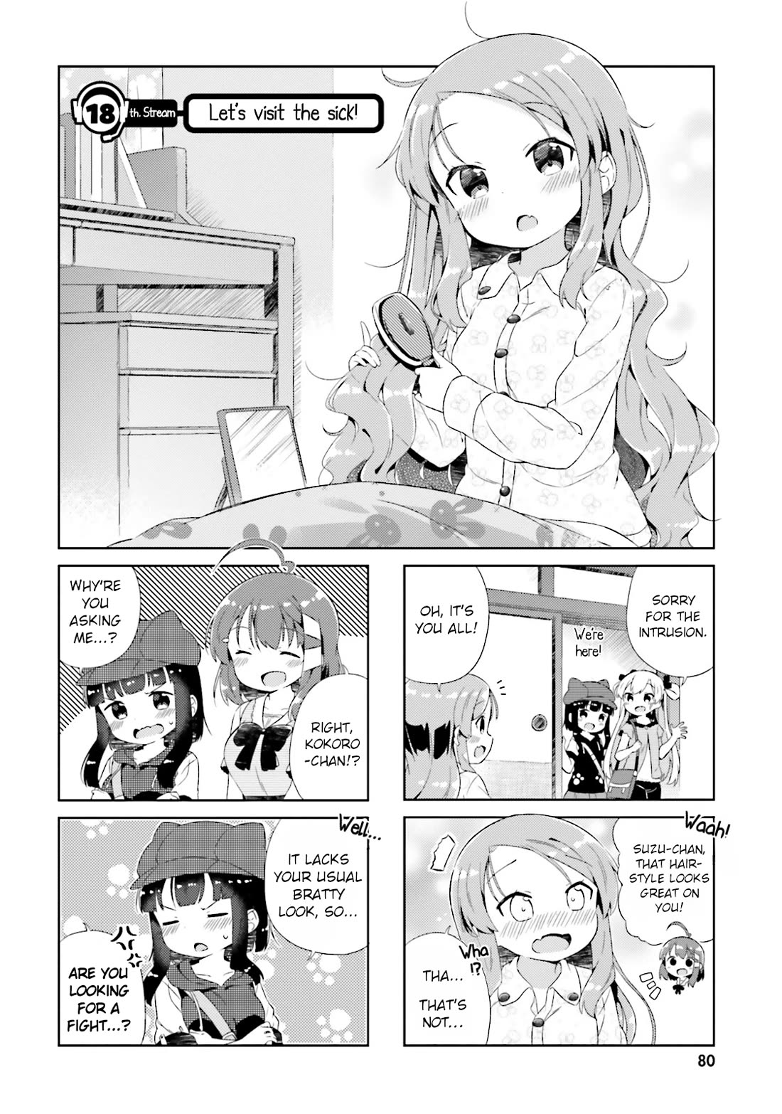 Nyoroko's Live Broadcasting! - Chapter 18: Let's Visit The Sick!