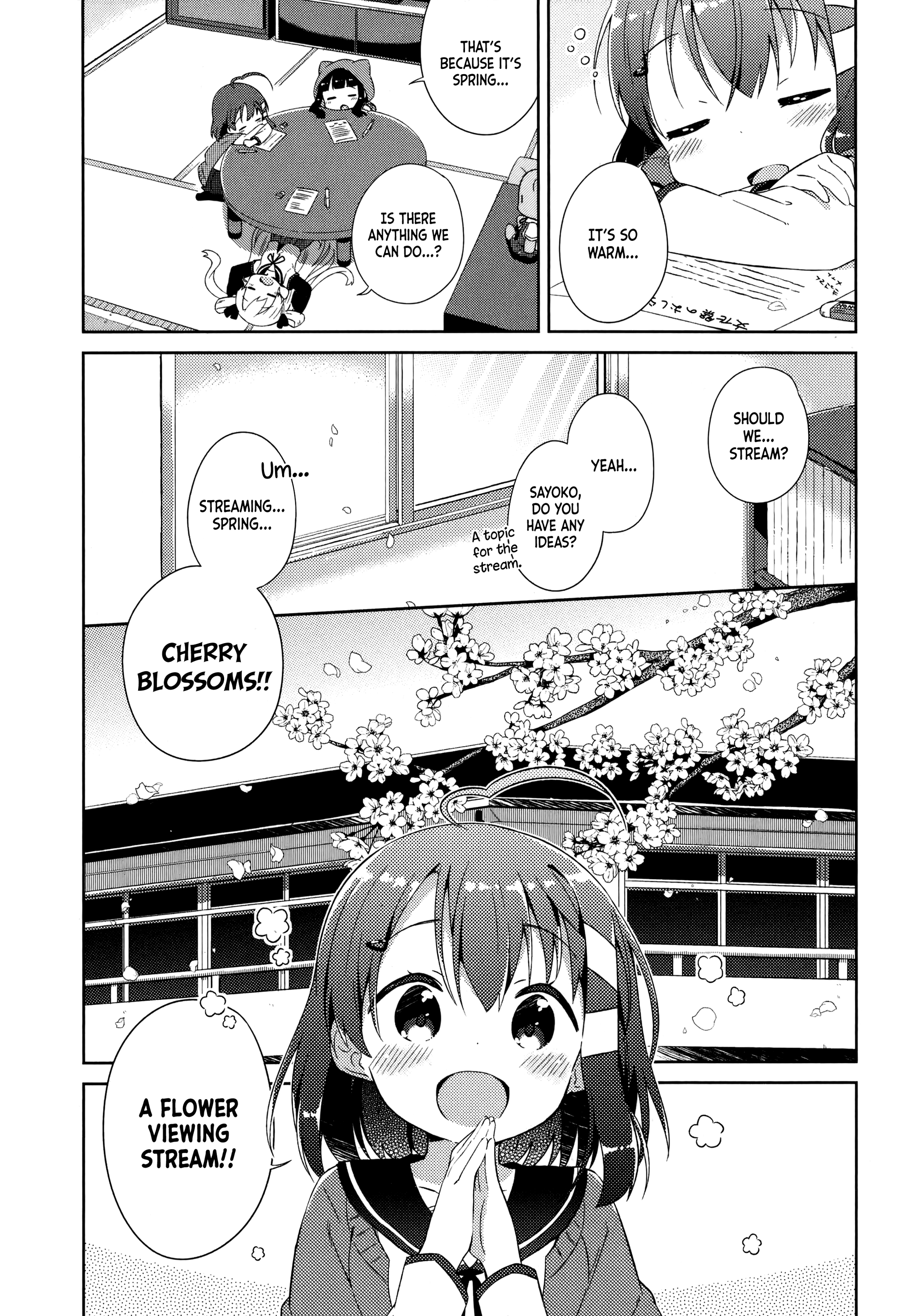 Nyoroko's Live Broadcasting! - Vol.2 Chapter 11: Let's Go Flower Viewing!