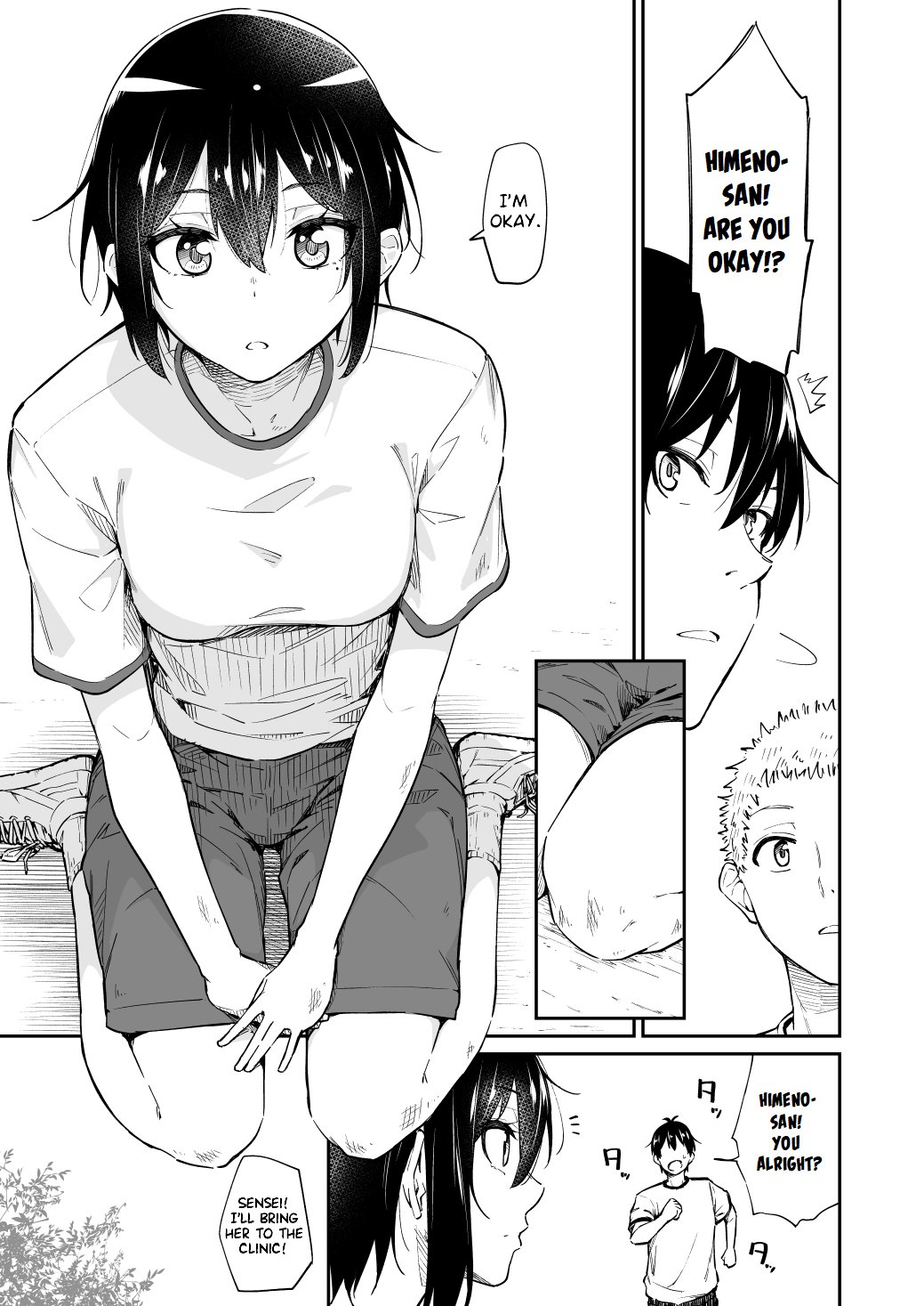 Sukina Hito Ga Sho-Tokattosuki To Shitte Kami Kiru Hanashi - Chapter 4: A Story About Getting Injured In Gym Class And Going To The Clinic With The Person You Like.