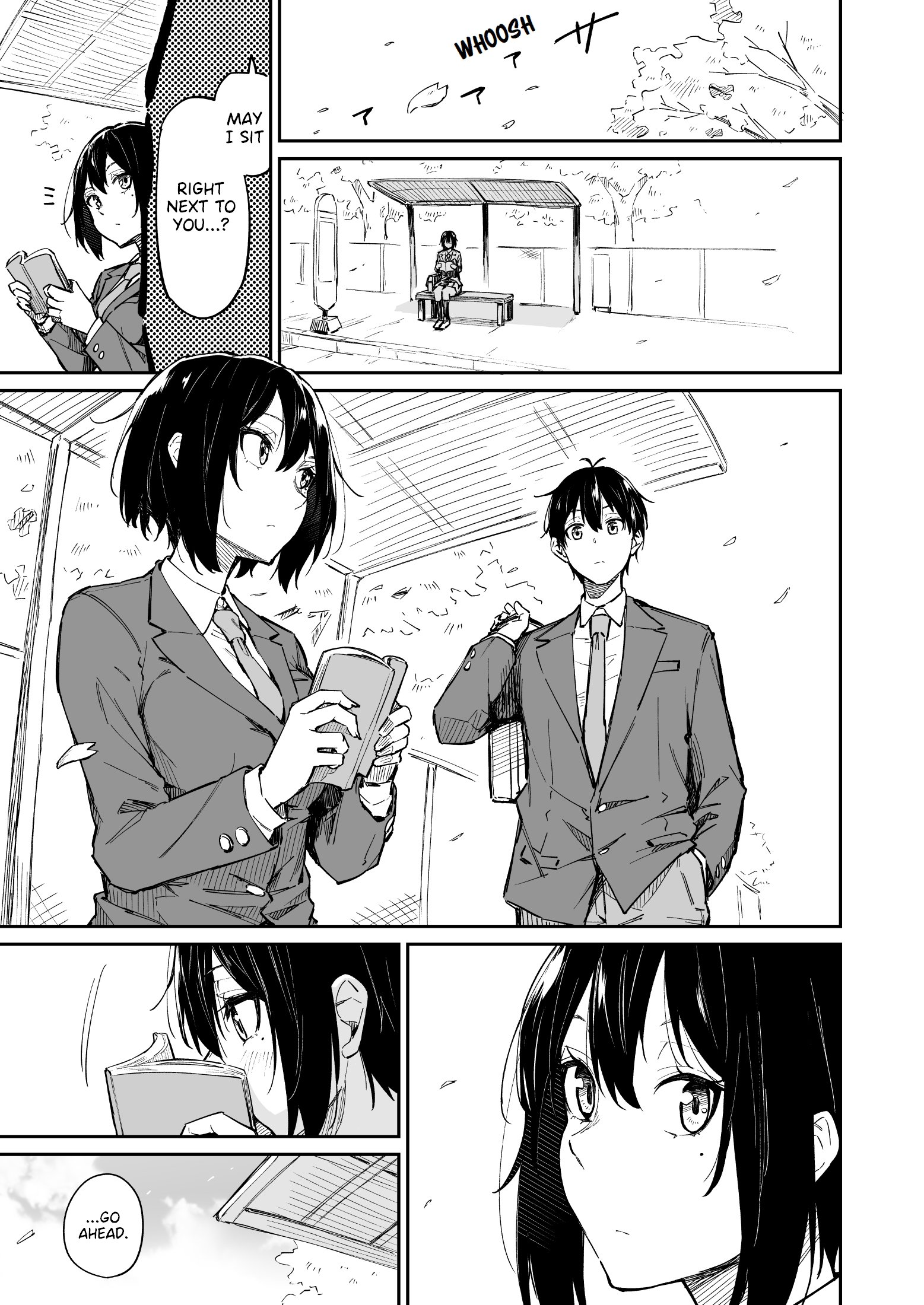 Sukina Hito Ga Sho-Tokattosuki To Shitte Kami Kiru Hanashi - Chapter 8: A Story About Waiting In The Bus Stop On The Way Home With Your Crush.