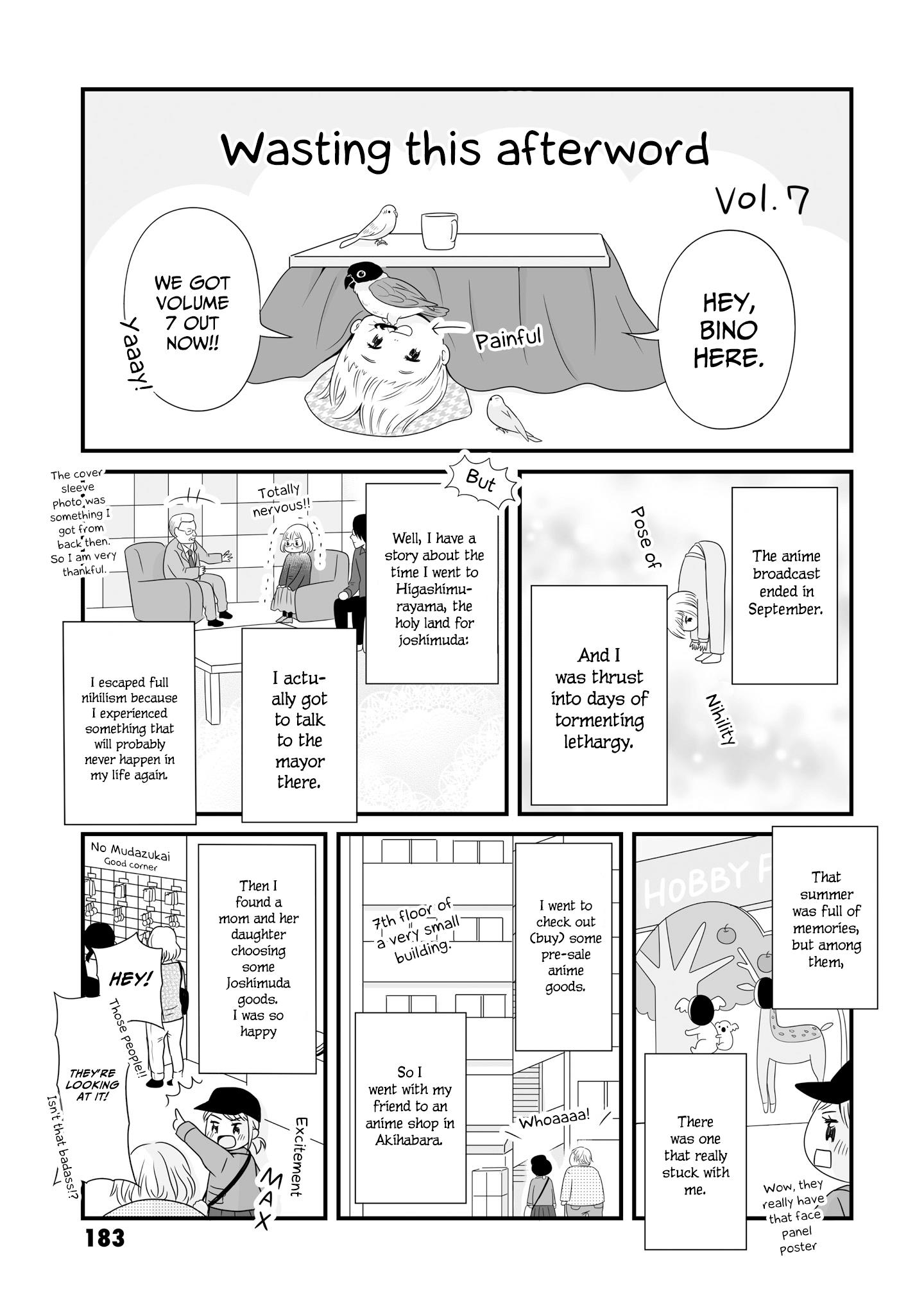 Joshikousei No Mudazukai - Vol.7 Chapter 80.3: Wasting This Afterword