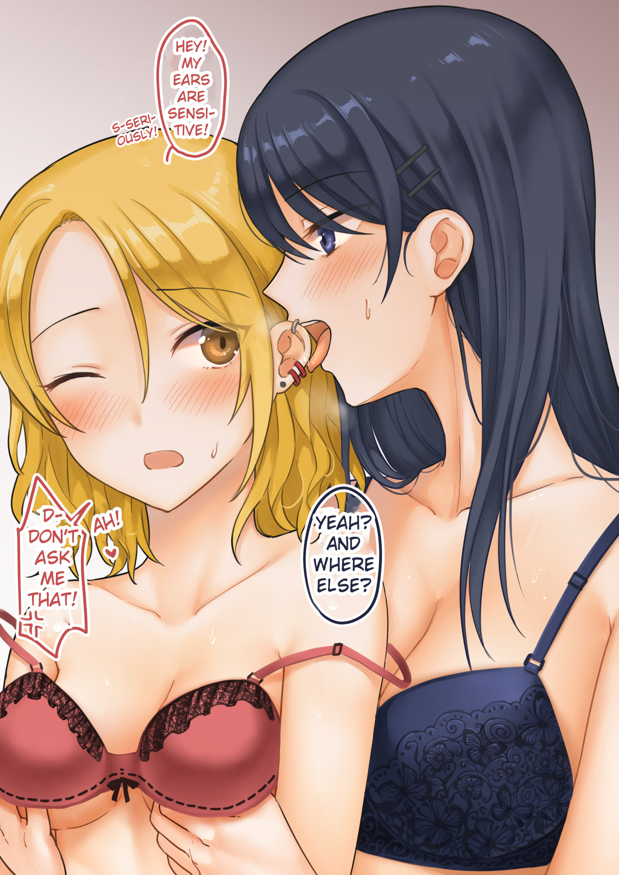 For Each Retweet, Two Straight Girls Who Don't Get Along Will Kiss For One Second - Chapter 14.5