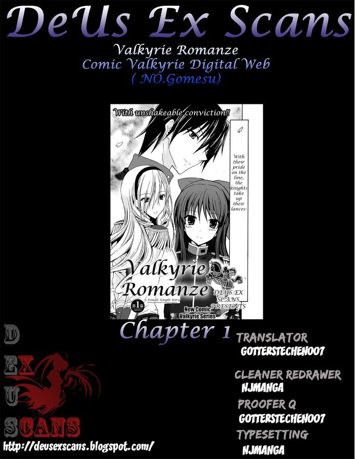 Walkure Romanze - Shoujo Kishi Monogatari (No. Gomesu) - Vol.1 Chapter 1