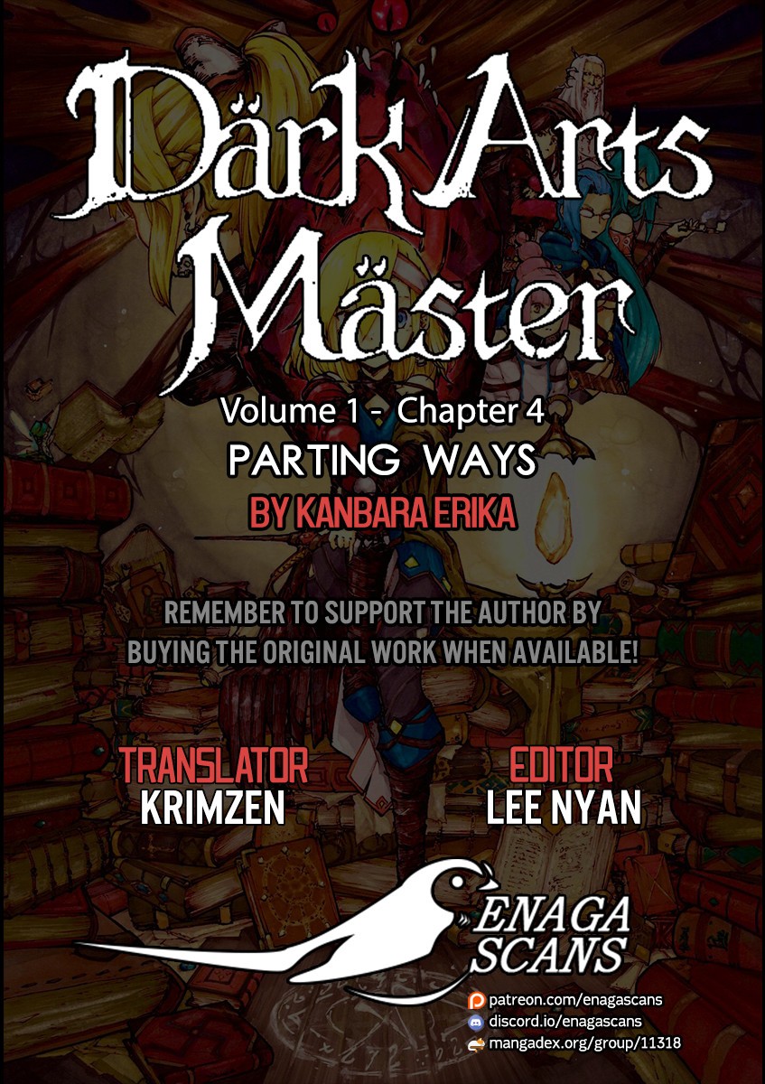 Darkartsmaster - Chapter 4: Parting Ways