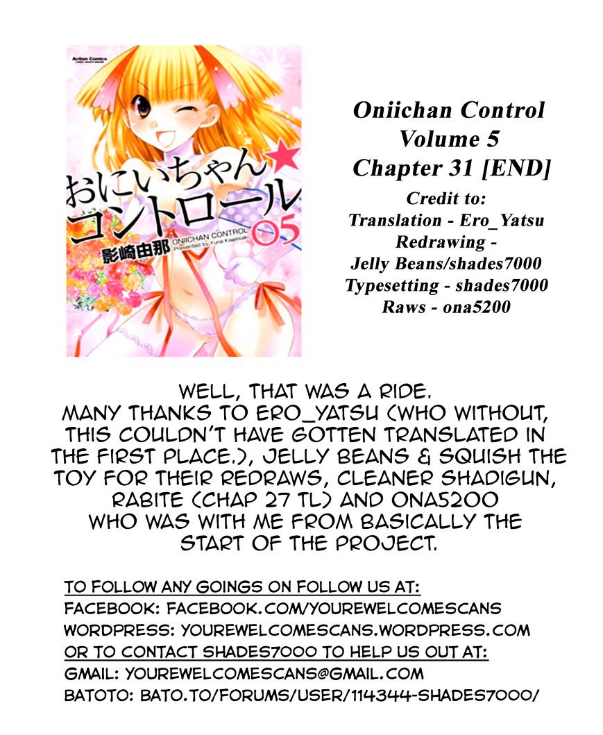 Oniichan Control - Vol.3 Chapter 31 : Onii-Chan Â˜… Forever [End]