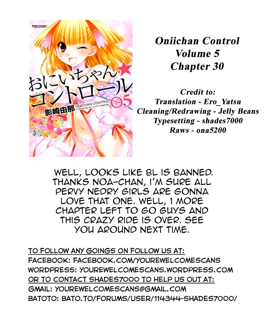 Oniichan Control - Vol.3 Chapter 30 : Onii-Chan Â˜… Persuasion