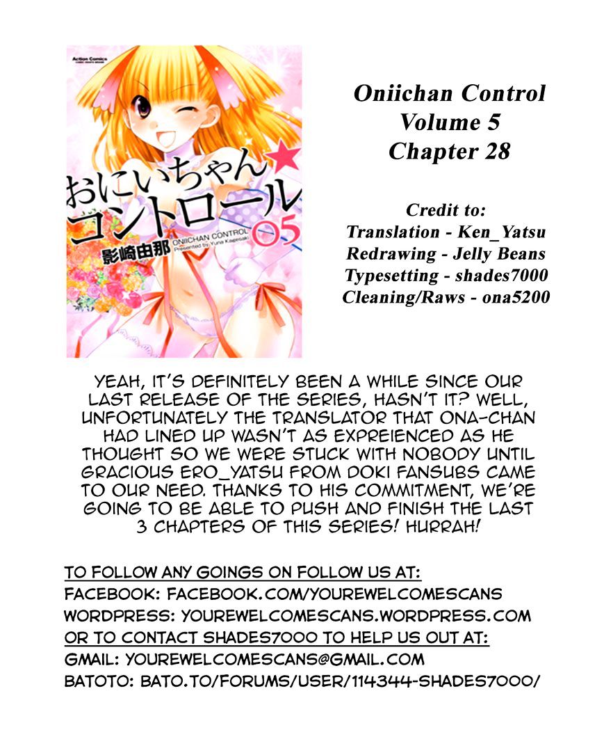 Oniichan Control - Vol.3 Chapter 28 : Onii-Chan Â˜… Confinement