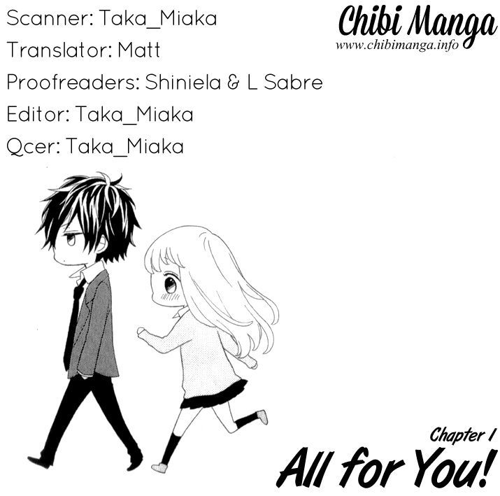 All For You! - Chapter 1