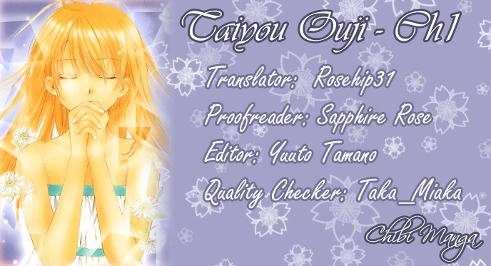 Taiyou Ouji - Vol.1 Chapter 1 : Boy Meets Girl In Osaka.