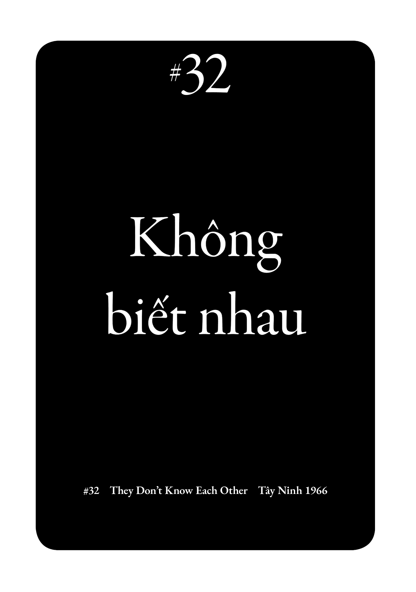 Dien Bien Phu - Chapter 32: They Don't Know Each Other