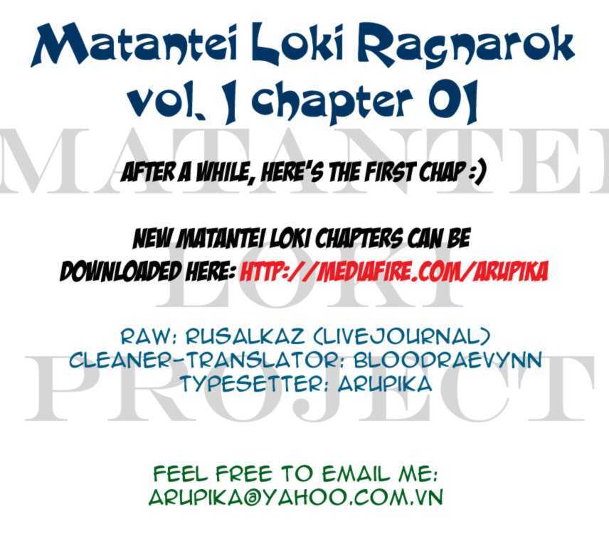 Matantei Loki Ragnarok - Vol.1 Chapter 1 : End Of World