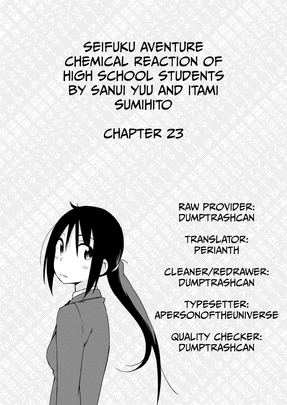 Seifuku Aventure - Chemical Reaction Of High School Students - Chapter 23