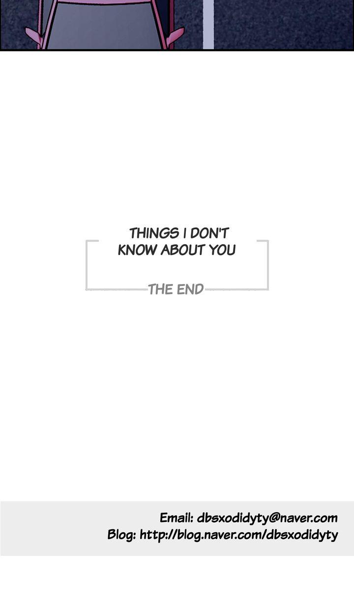 Things I Don't Know About You - Chapter 80