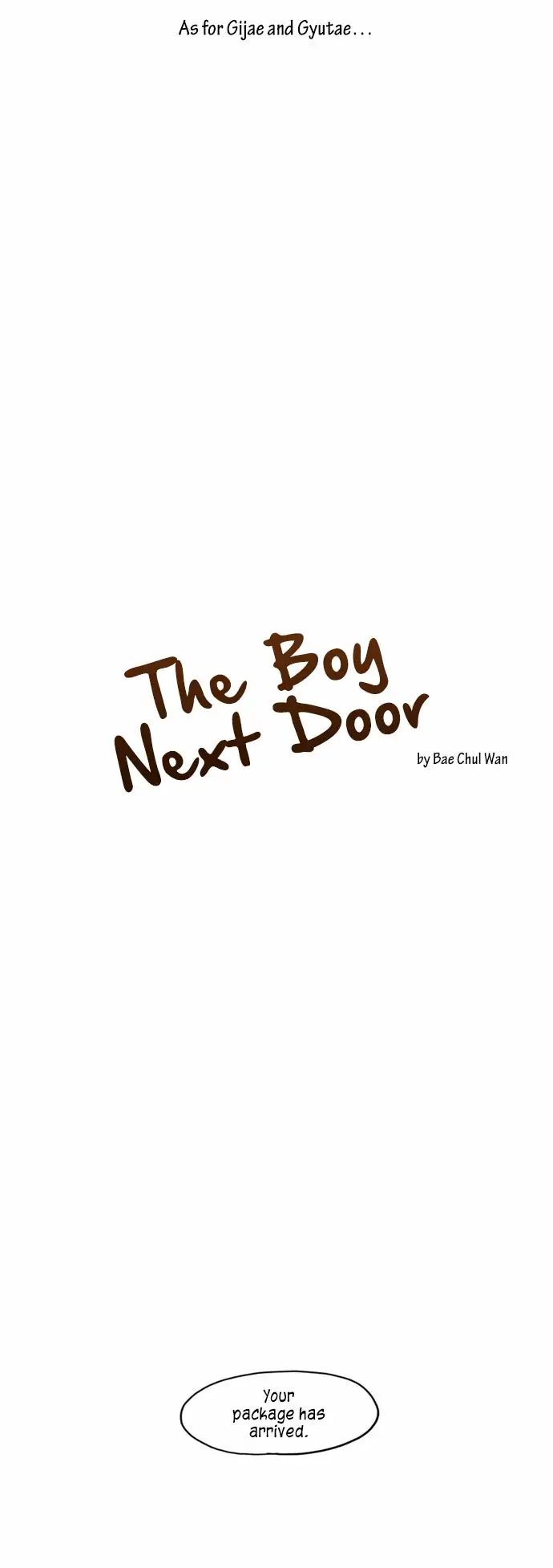 The Boy Next Door (Bae Cheol Wan) - Chapter 4