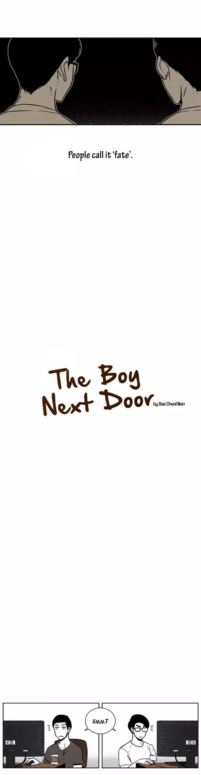 The Boy Next Door (Bae Cheol Wan) - Chapter 2