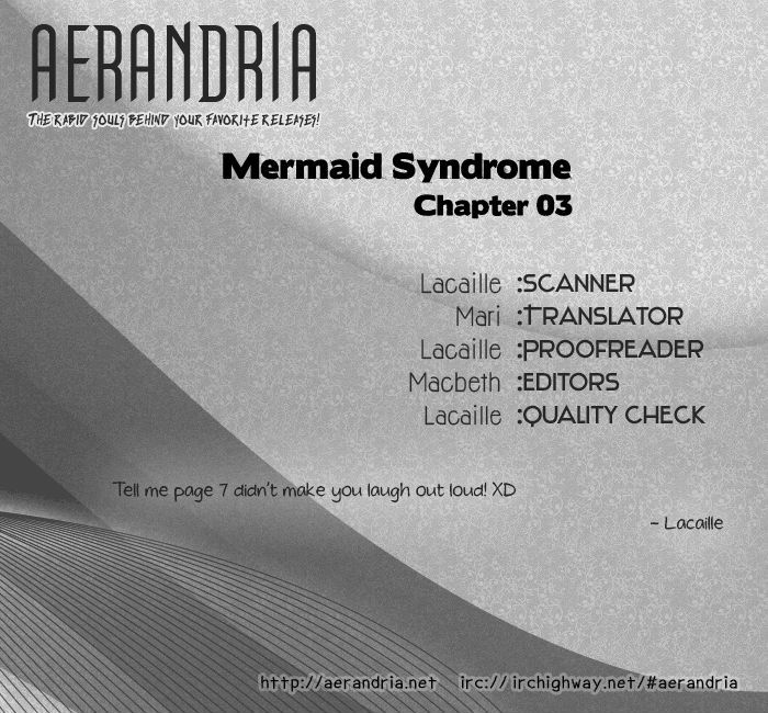 Mermaid Syndrome - Vol.1 Chapter 3 : Android Cherie