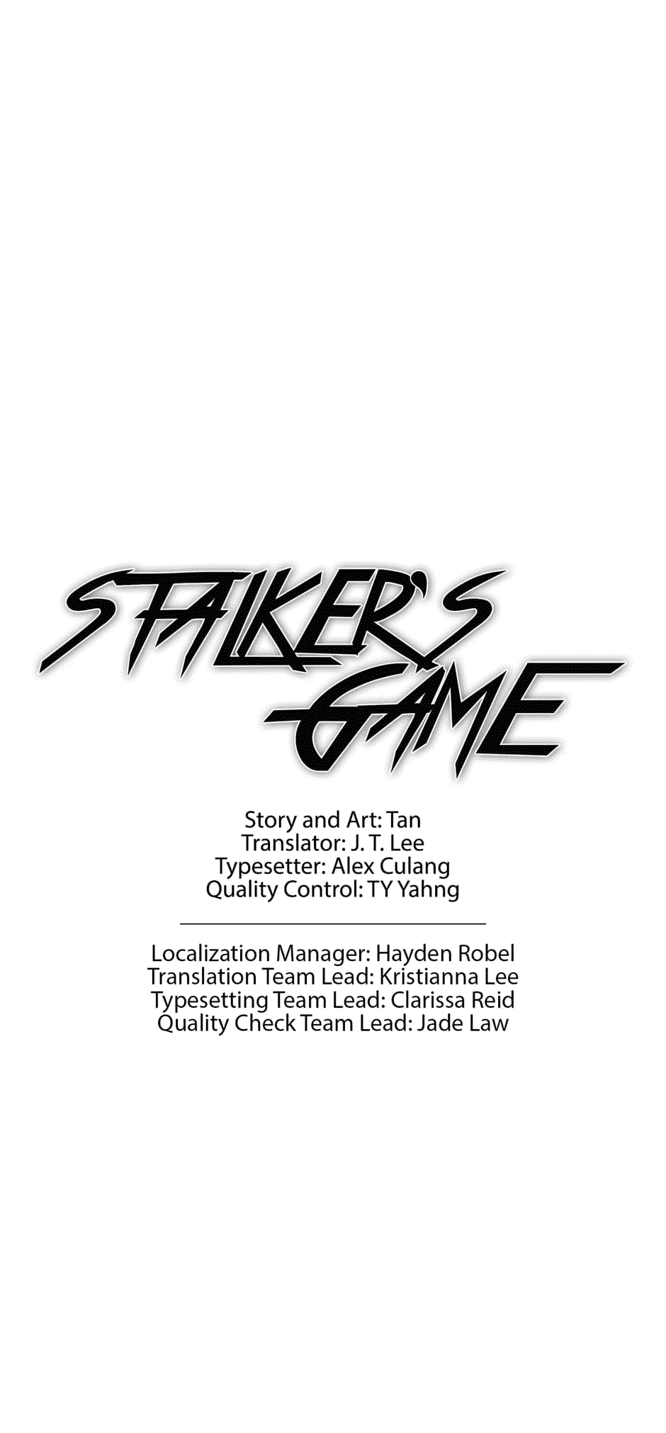 Stalker's Game - Chapter 1: When Did It Begin?