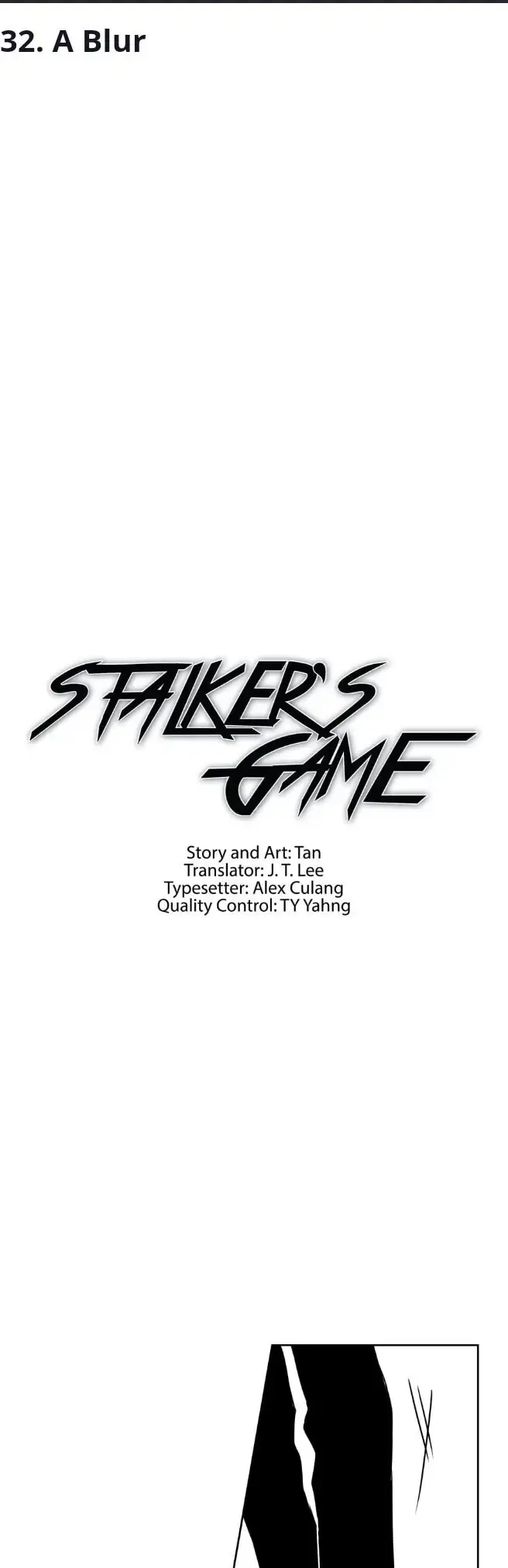 Stalker's Game - Chapter 32: A Blur