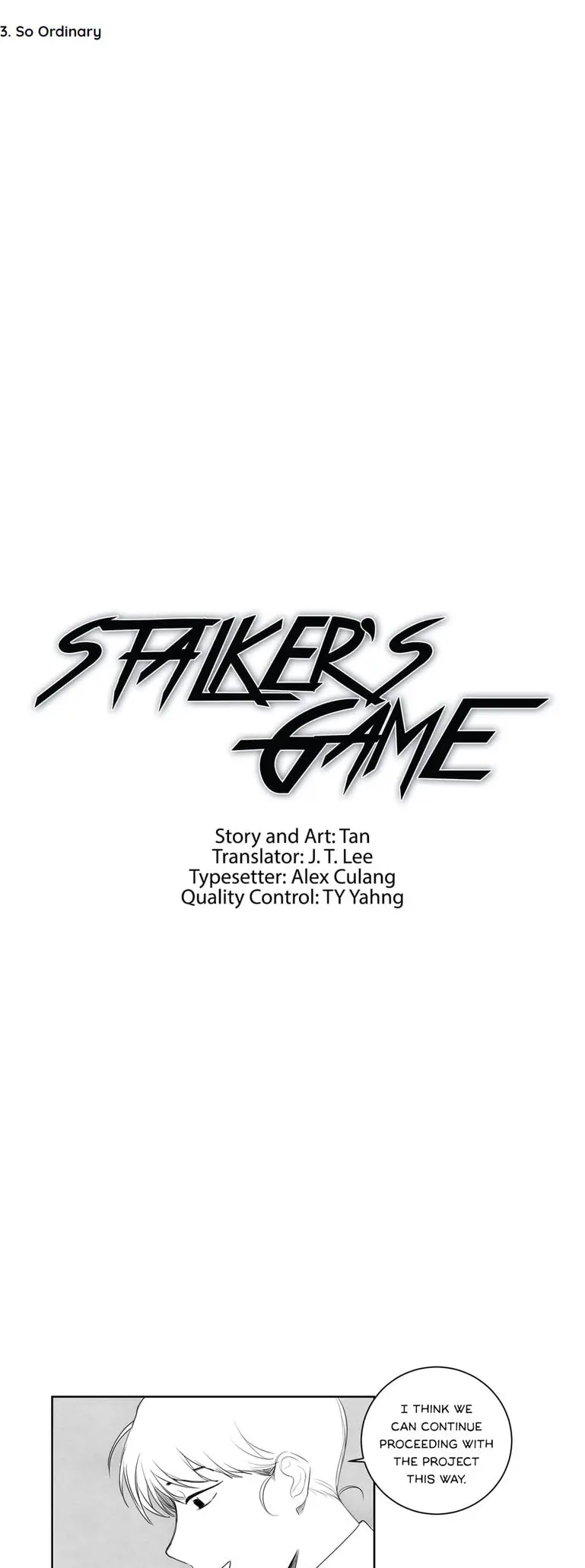 Stalker's Game - Chapter 3: So Ordinary