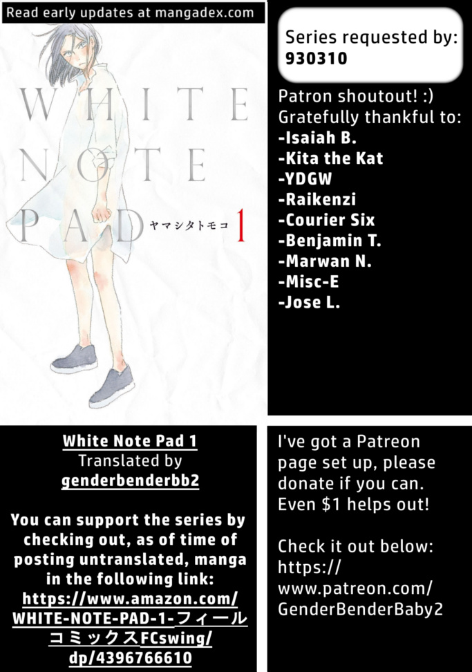 White Note Pad - Vol.1 Chapter 1: Episode 1